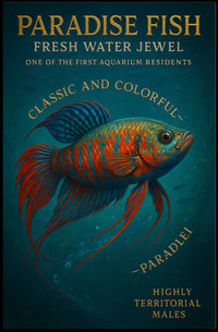 Paradise Fish Fresh Water Jewel Poster