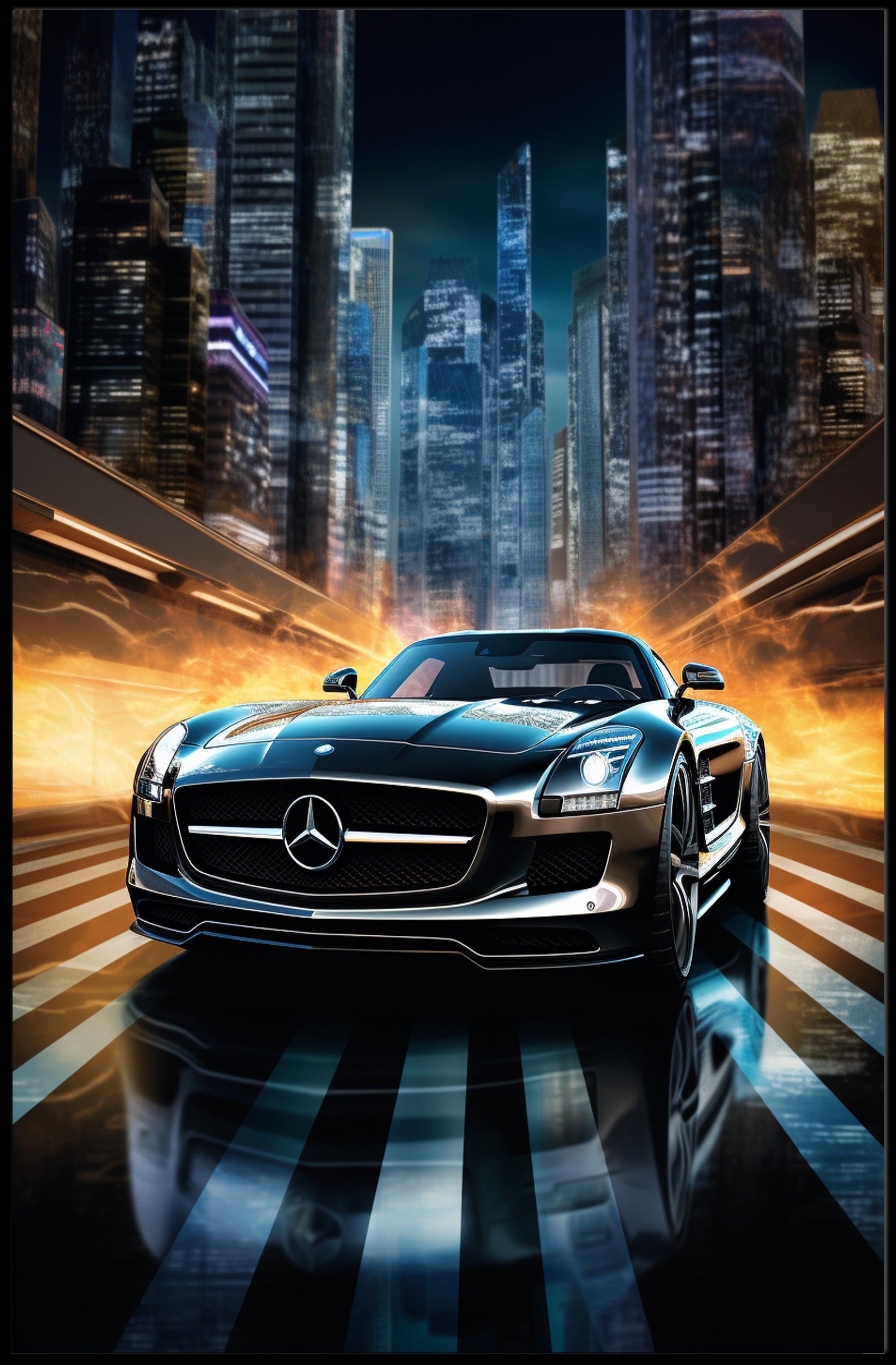Urban Speed Poster PosterGoat