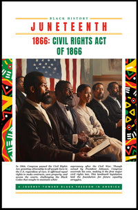 Civil Rights Act 1866 Empowerment Historical or Presidential Poster