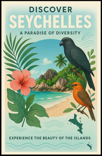 Discover Seychelles Poster PosterGoat