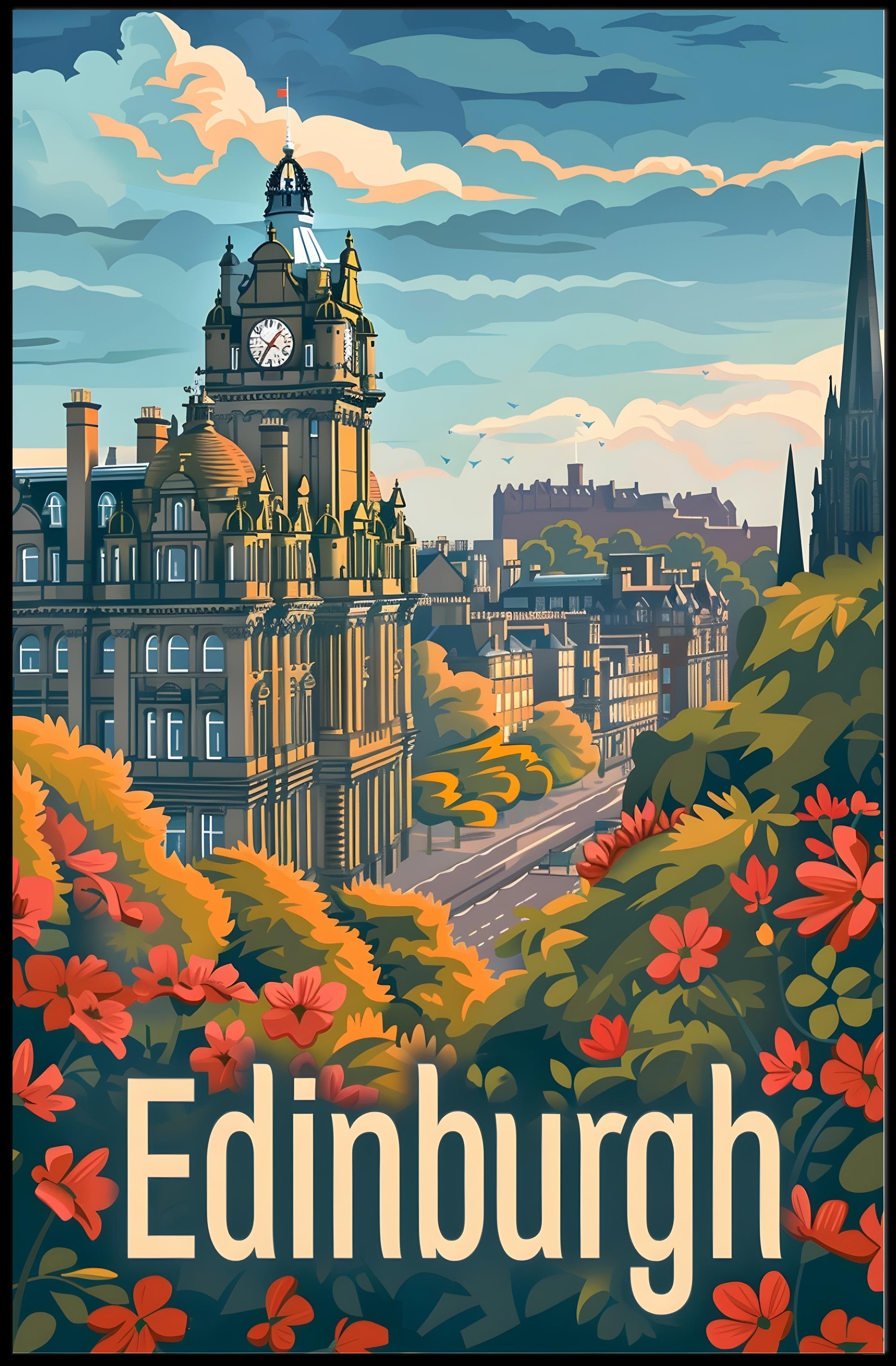 Edinburgh Scenic Poster
