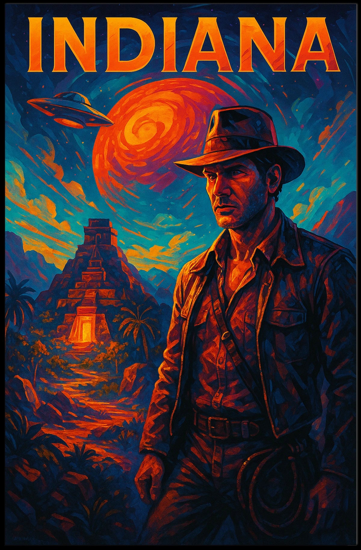 Indiana Adventure Poster