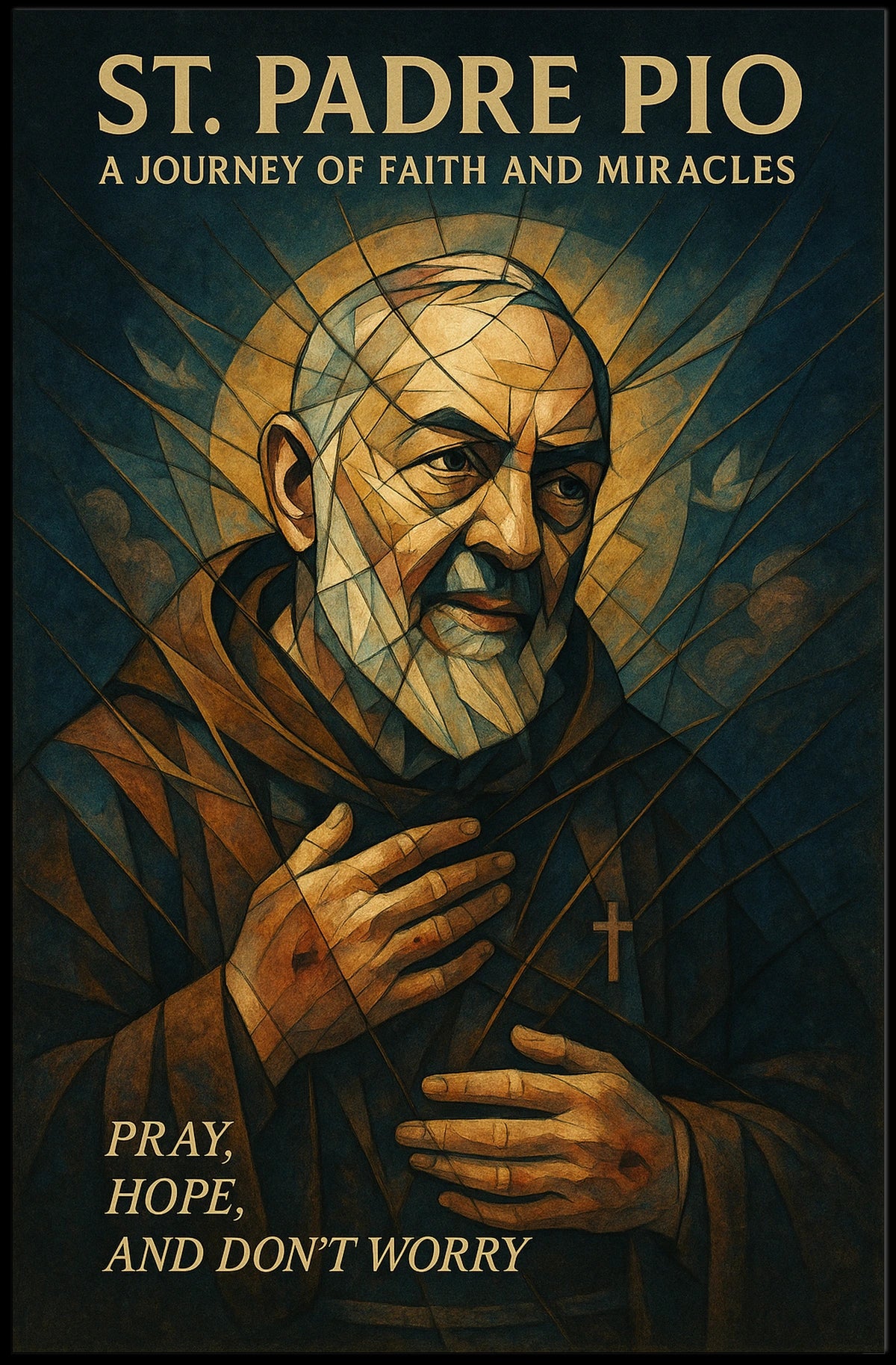St. Padre Pio A Journey of Faith and Miracles Poster