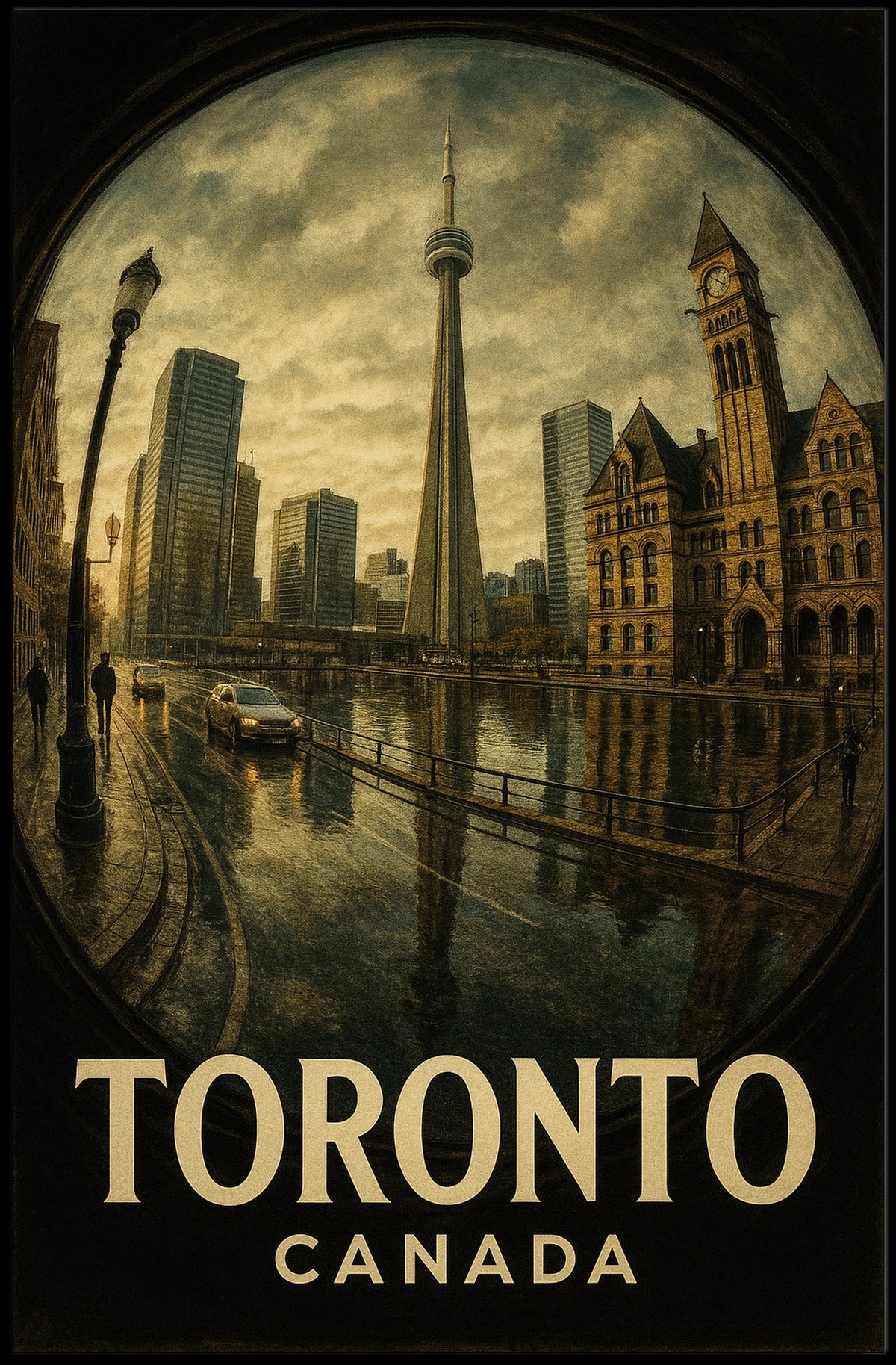 Toronto Skyline Poster