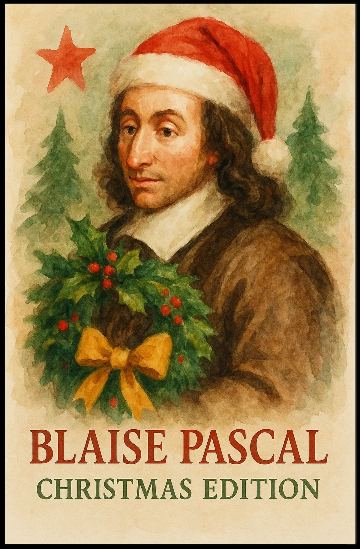 The poster portrays a person in a historical style, perhaps indicating a past Travel Poster