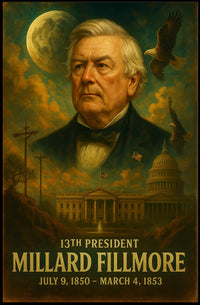 Millard Fillmore Heritage Neoclassical Realism Poster