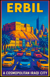 Erbil A Cosmopolitan Iraqi City Poster
