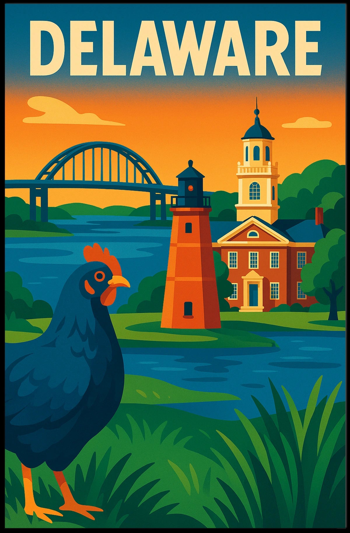 Delaware Scenic Poster