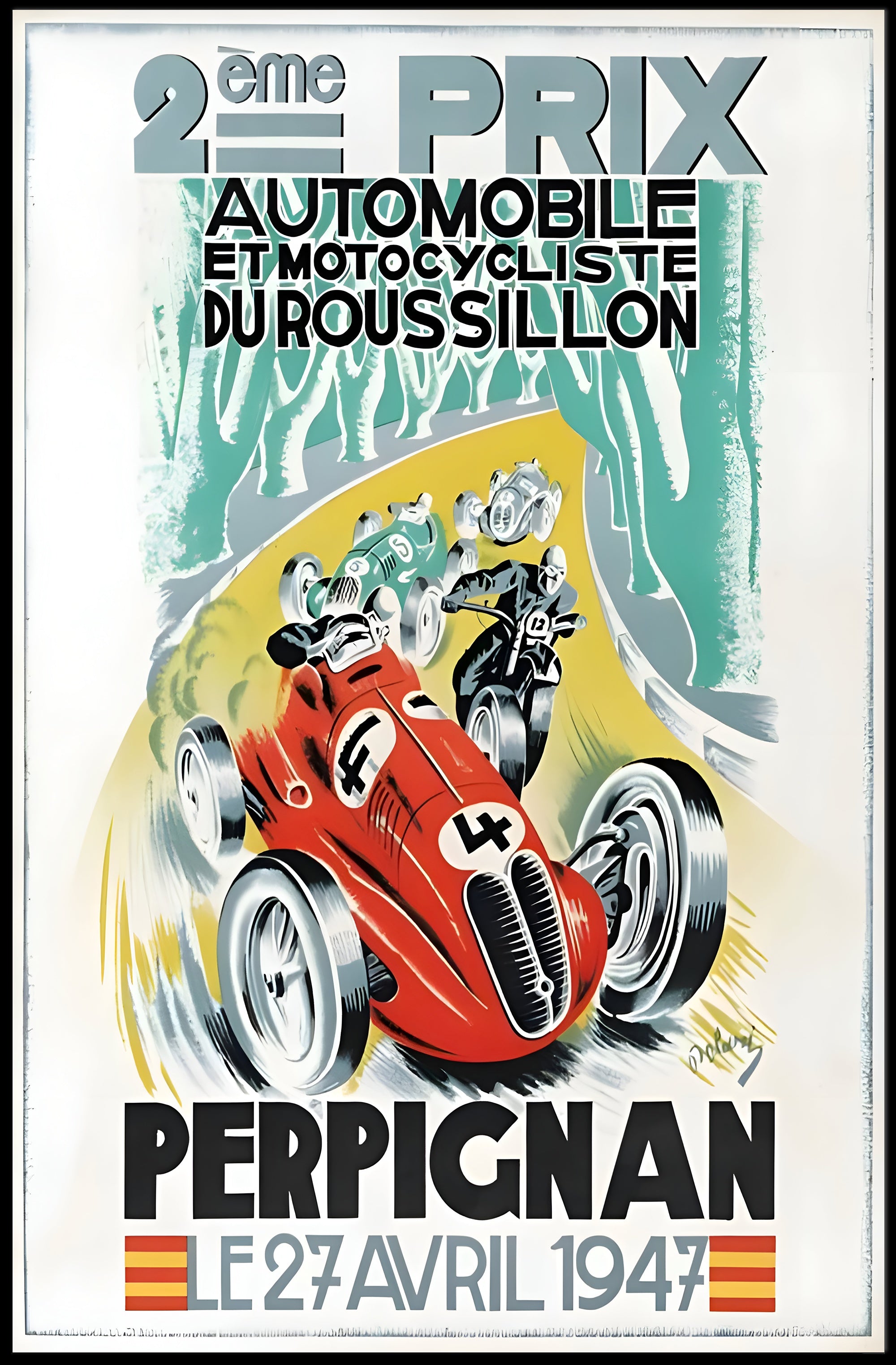 Roussillon Travel Poster Art Print for Decor