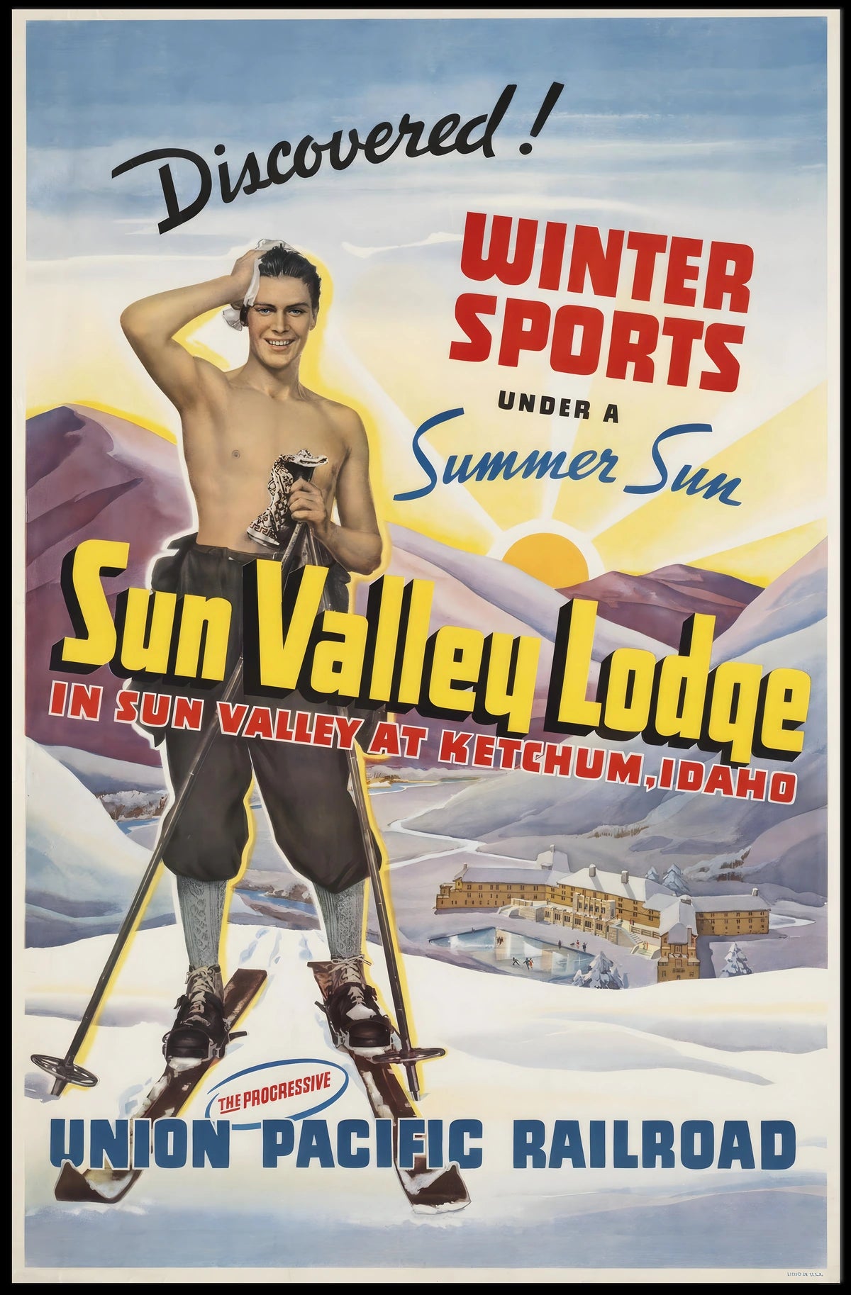 Discover Sun Valley Lodge Poster