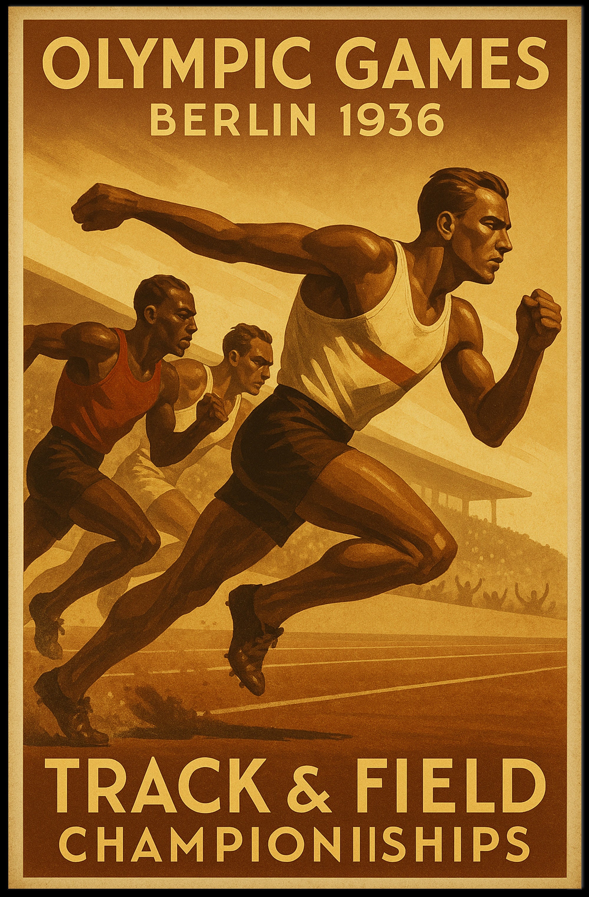 Berlin 1936 Olympic Games Poster