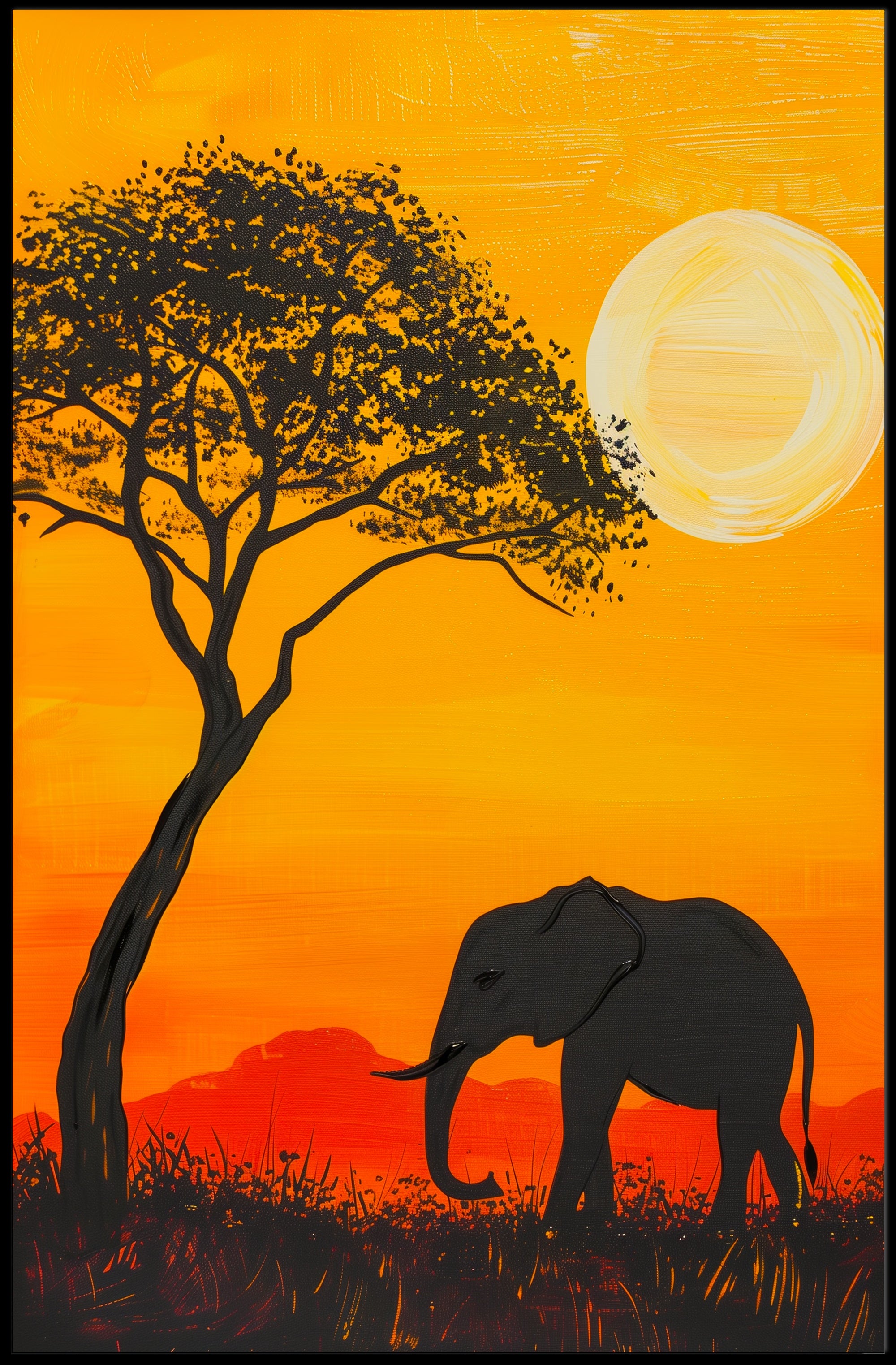 Sunset Serenade Scenic Poster Wall Art Print