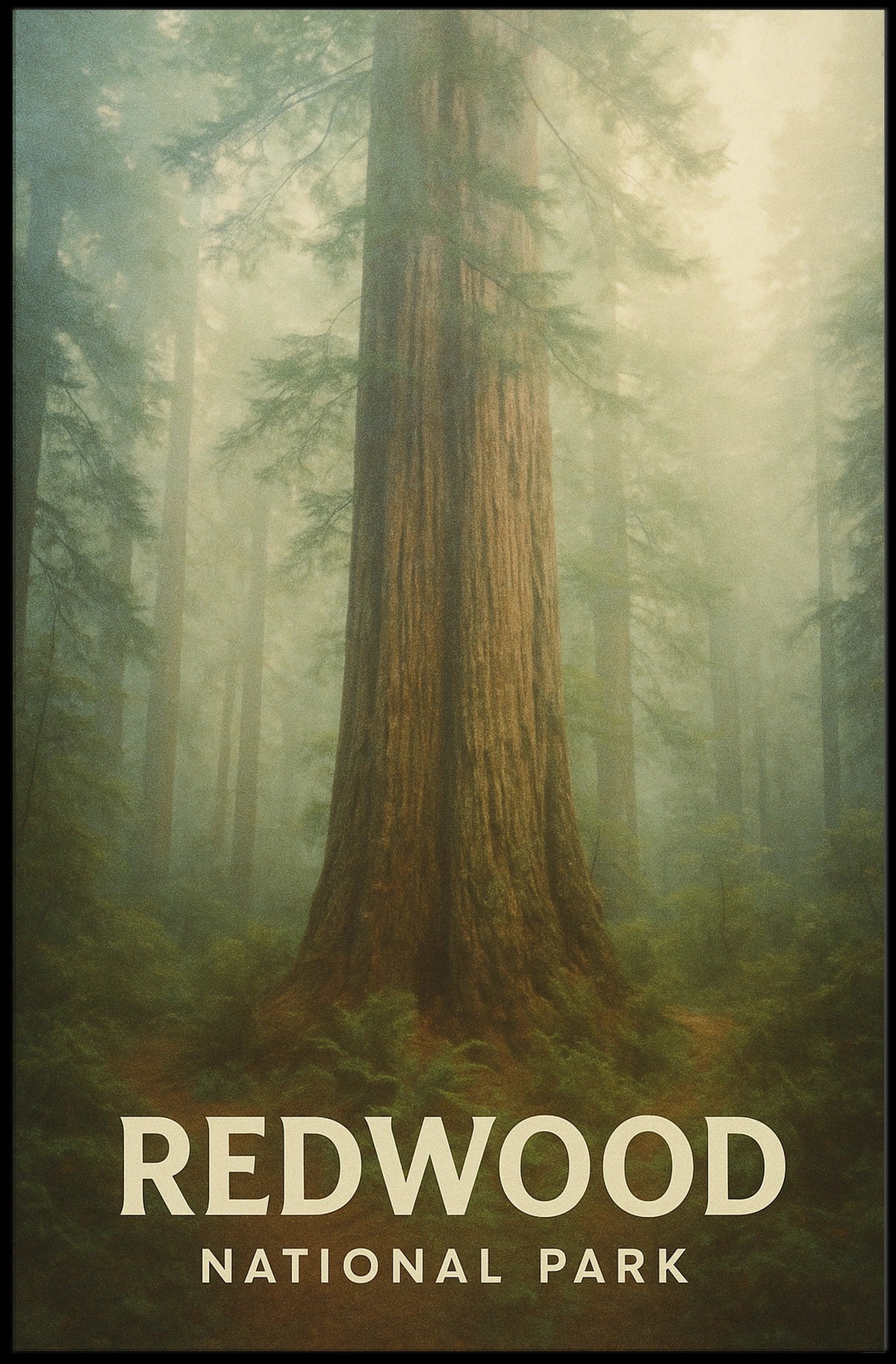 Redwood National Park Poster