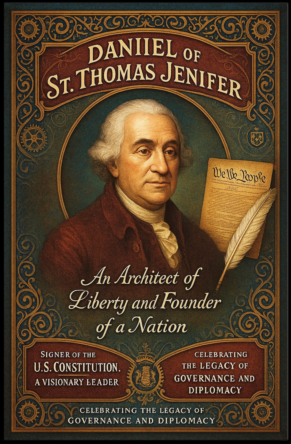 Daniel of St. Thomas Jenifer Architect of Liberty Poster