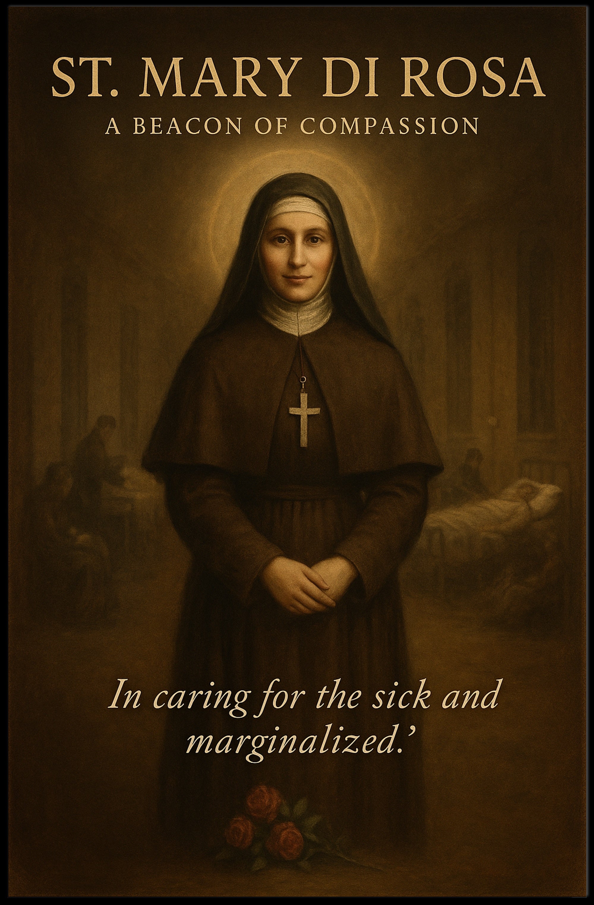 St. Mary di Rosa A Beacon of Compassion Poster PosterGoat