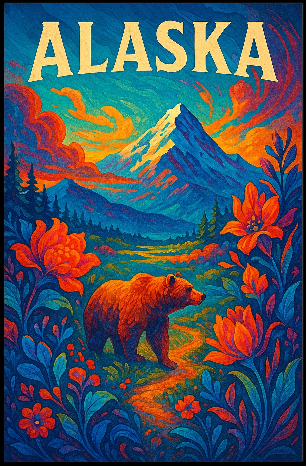 Majestic Alaska Poster