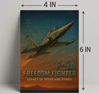 F-5A Freedom Fighter Poster PosterGoat