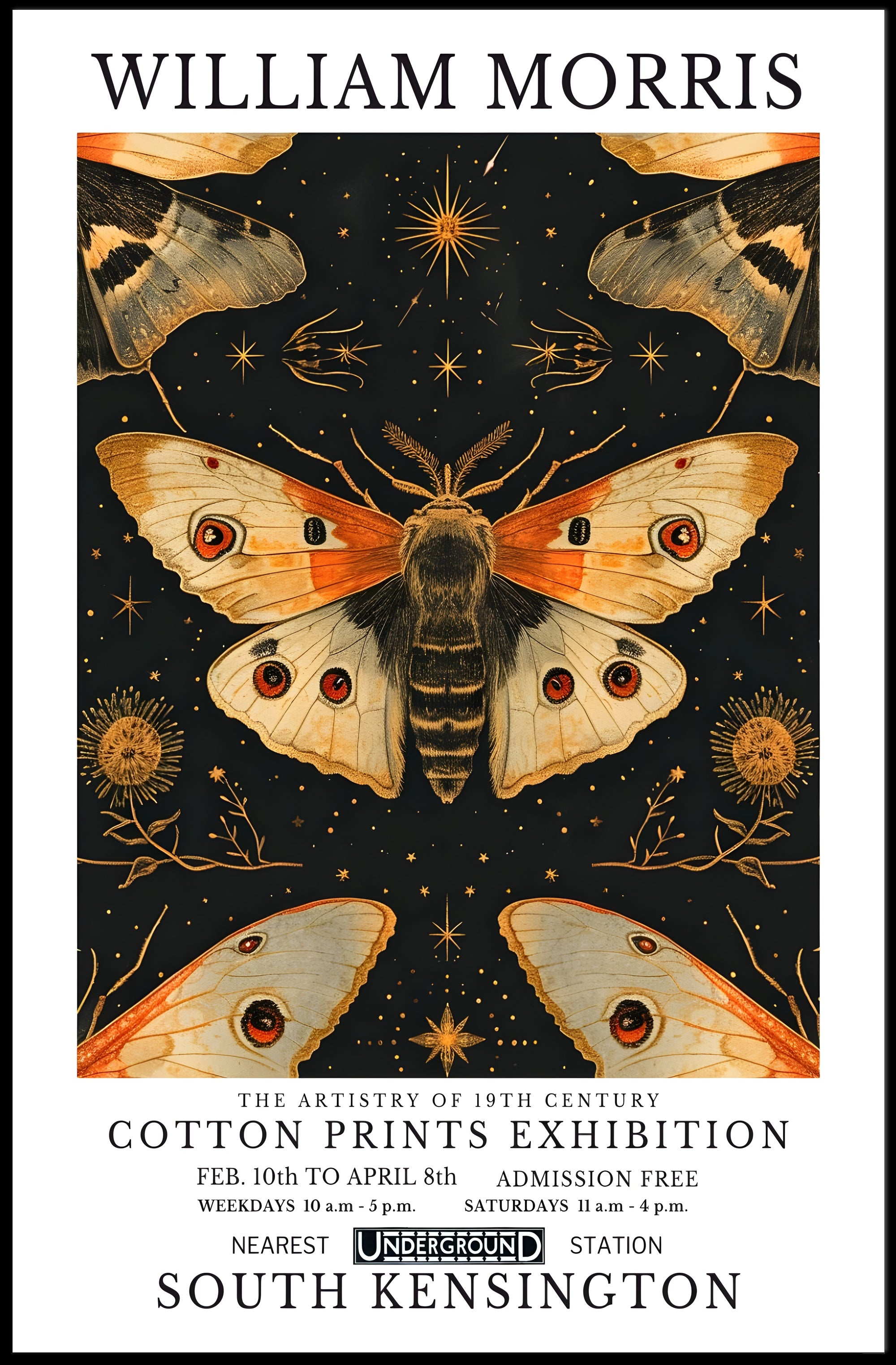 19th Century Cotton Prints Exhibition Poster - Artistic Poster