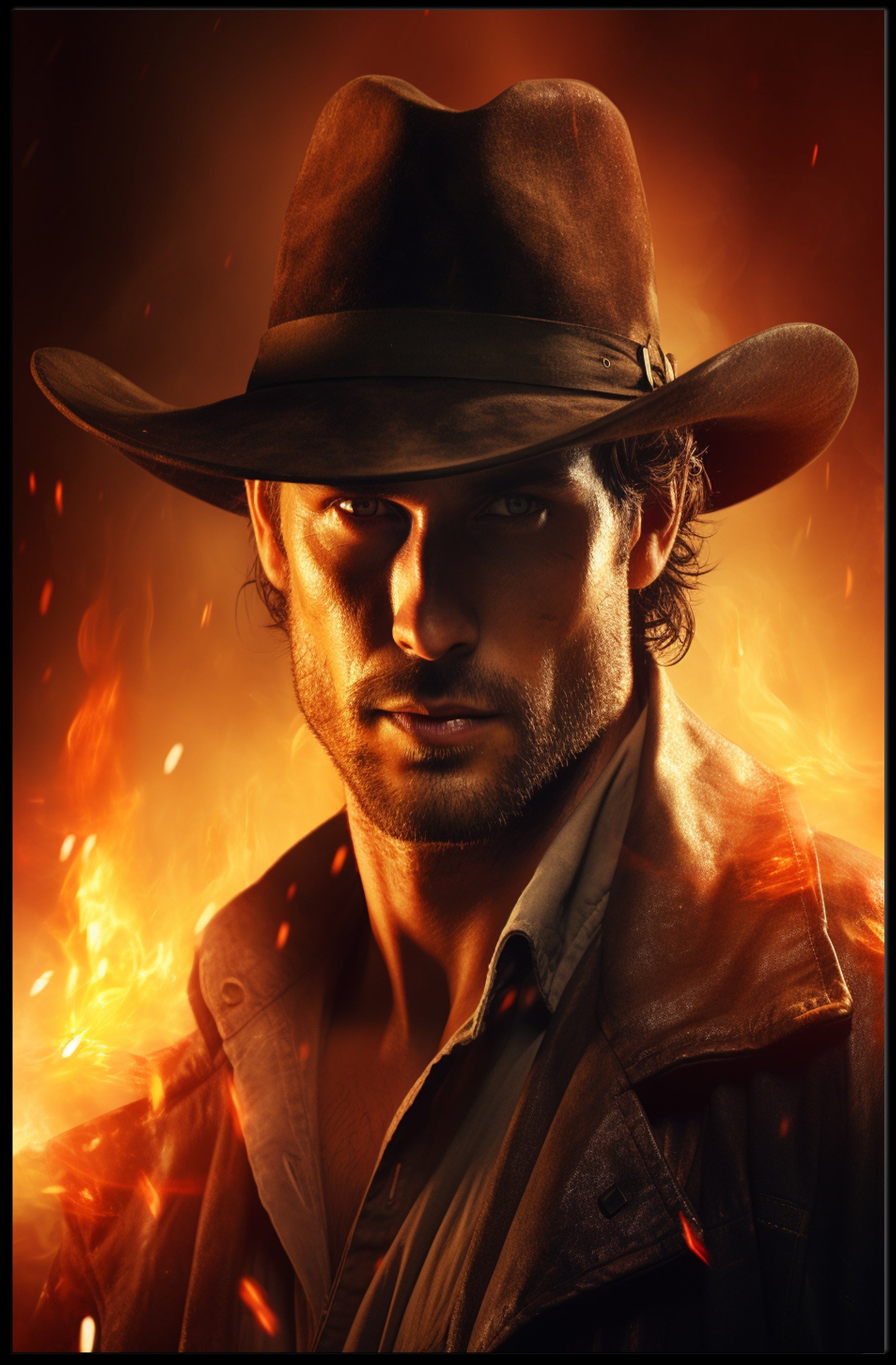 The Fiery Adventurer Poster