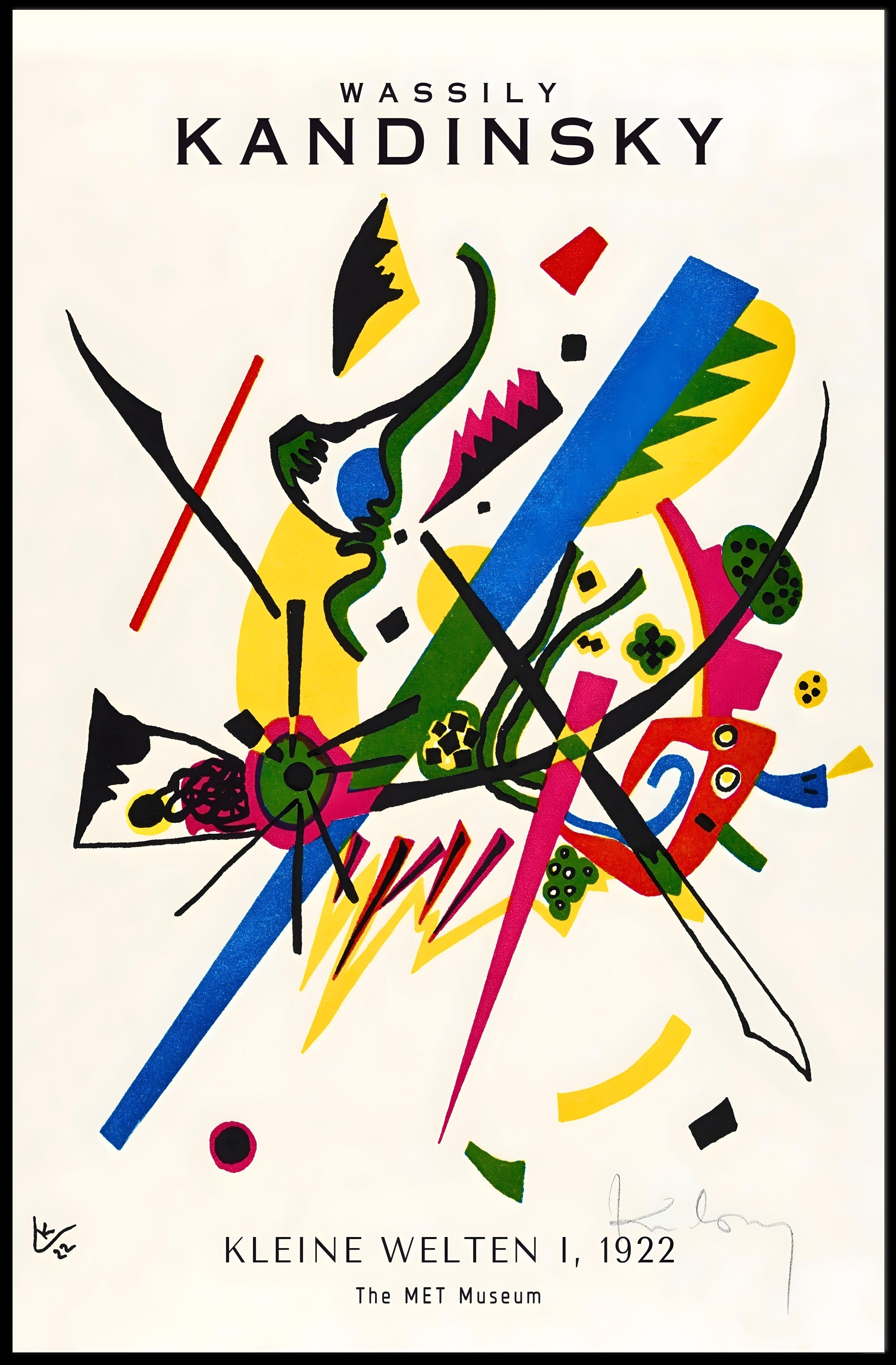 Wassily Kandinsky Kleine Welten I Poster