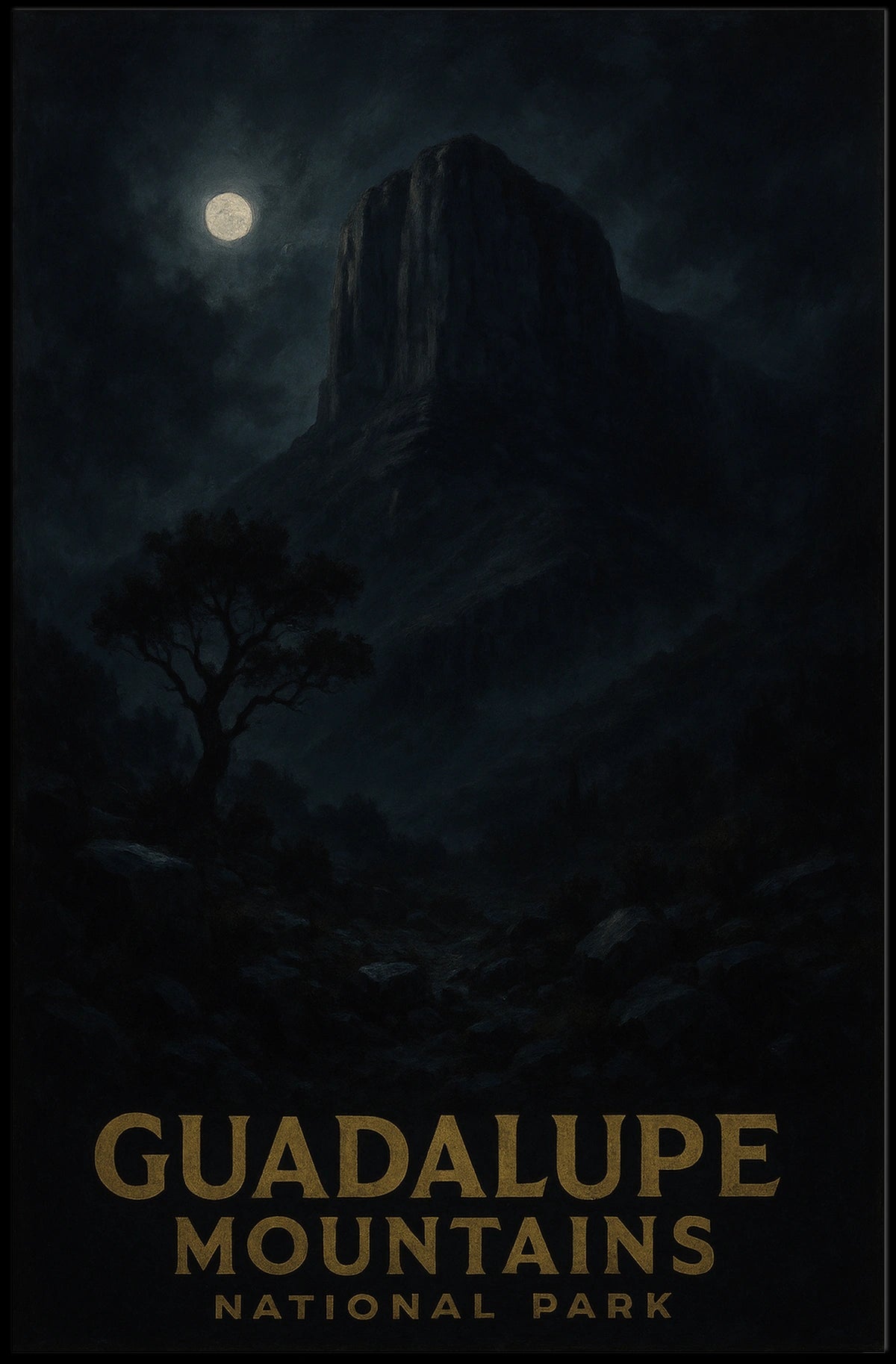 Guadalupe Mountains National Park Scenic Wanderlust Poster