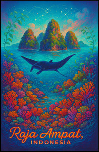 Raja Ampat, Indonesia Poster