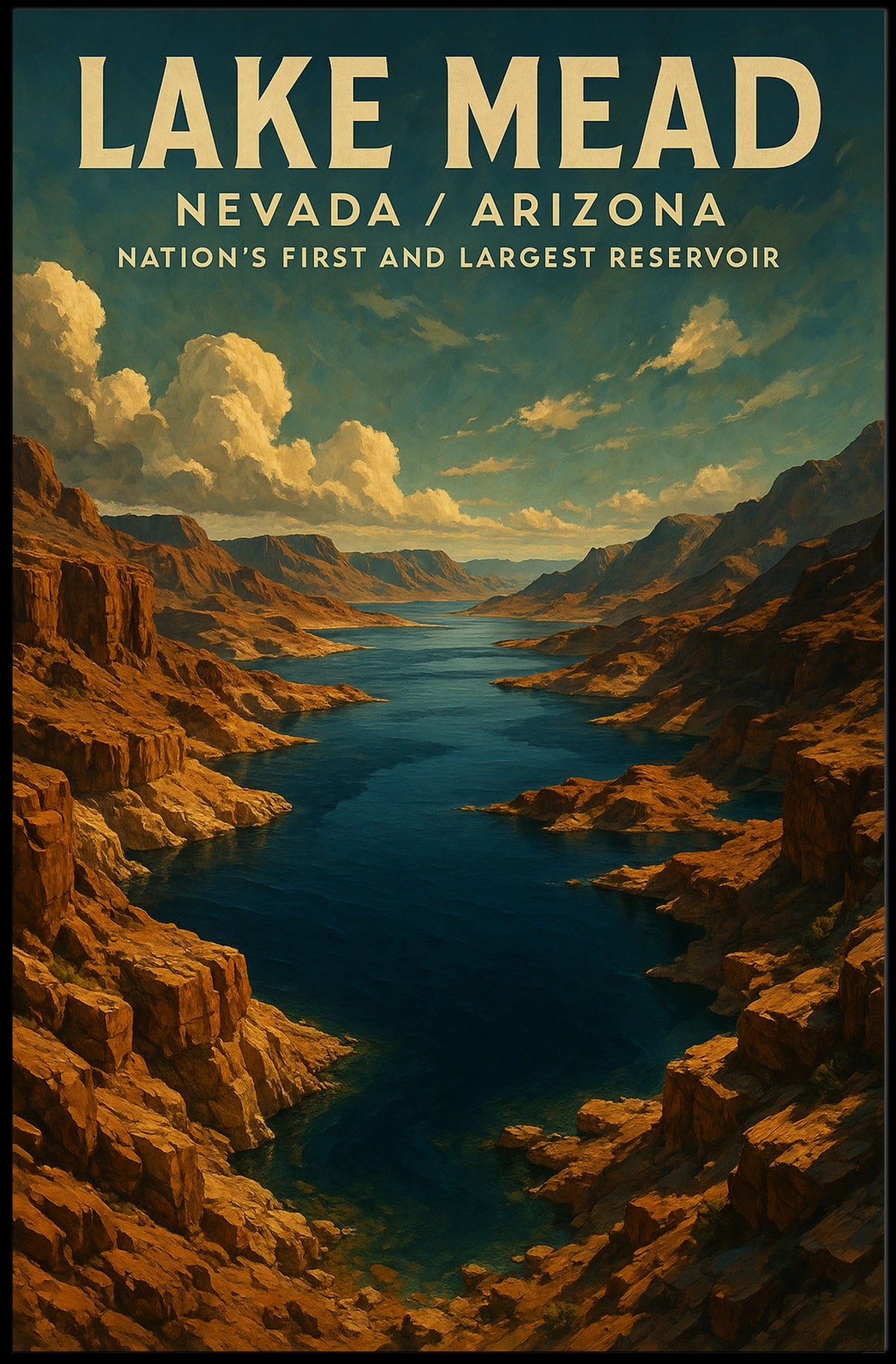 Lake Mead NationS First And Largest Poster