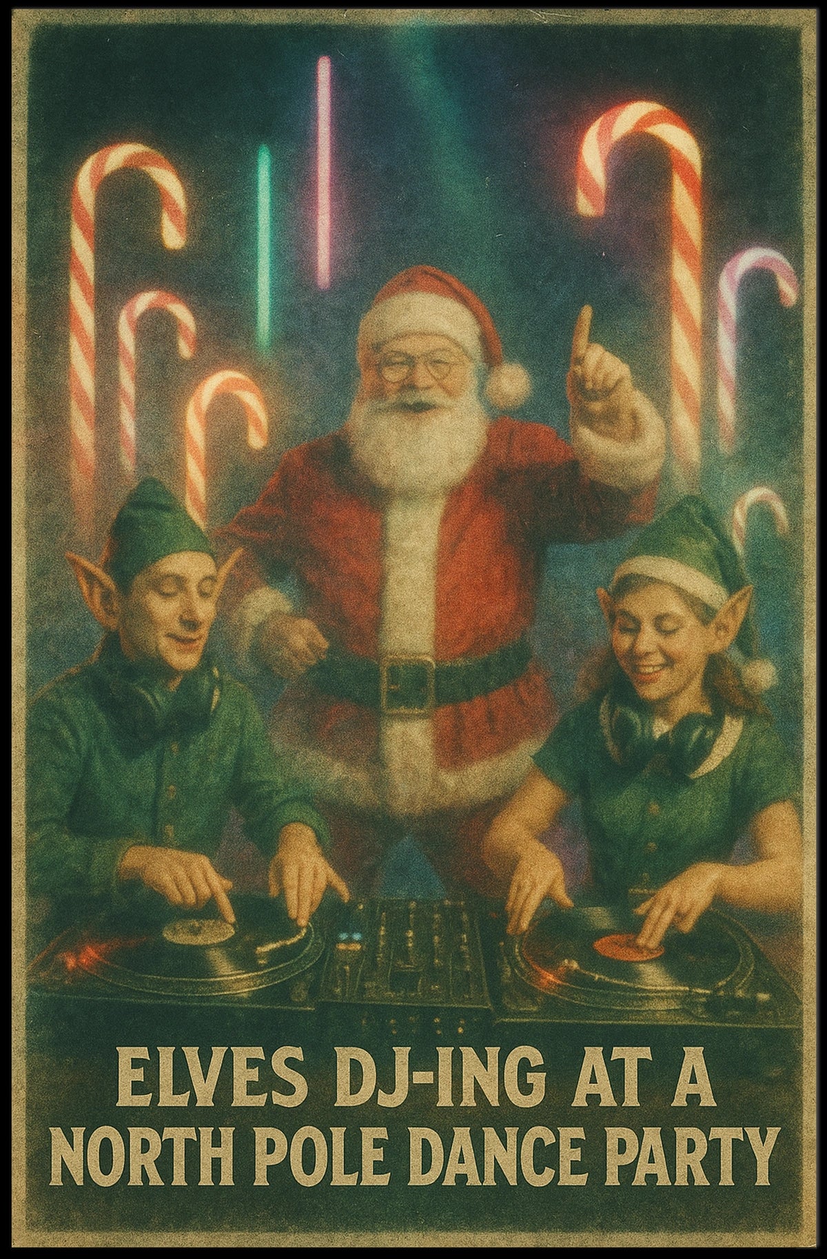 North Pole Dance Party Extravaganza Poster