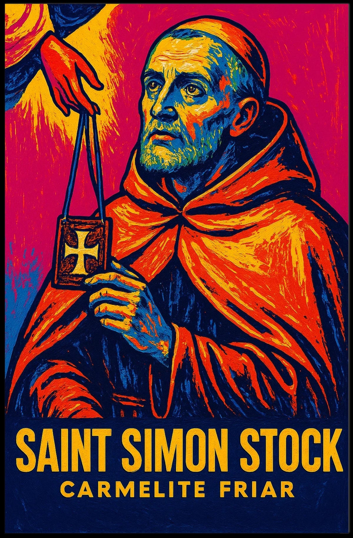 Saint Simon Stock Carmelite Friar Poster