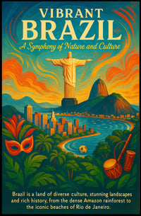 Vibrant Brazil A Symphony Of Nature Poster