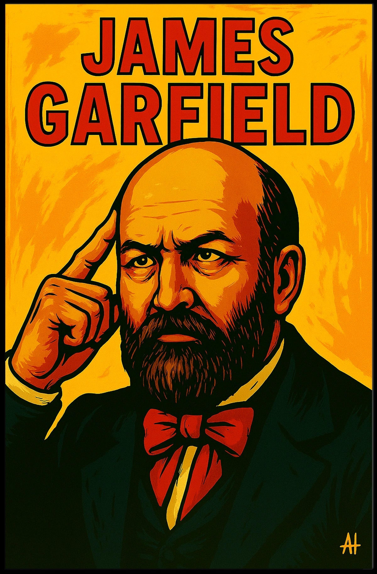 James Garfield Heritage Portrait Wanderlust Decor Poster