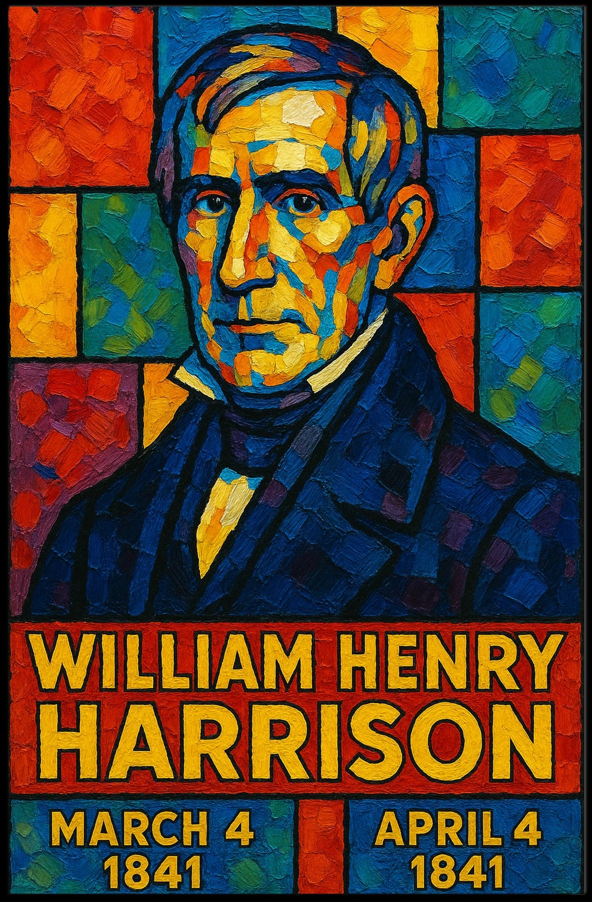 William Henry Harrison 9th President Poster