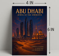 Abu Dhabi Jewel of the Emirates Travel Poster