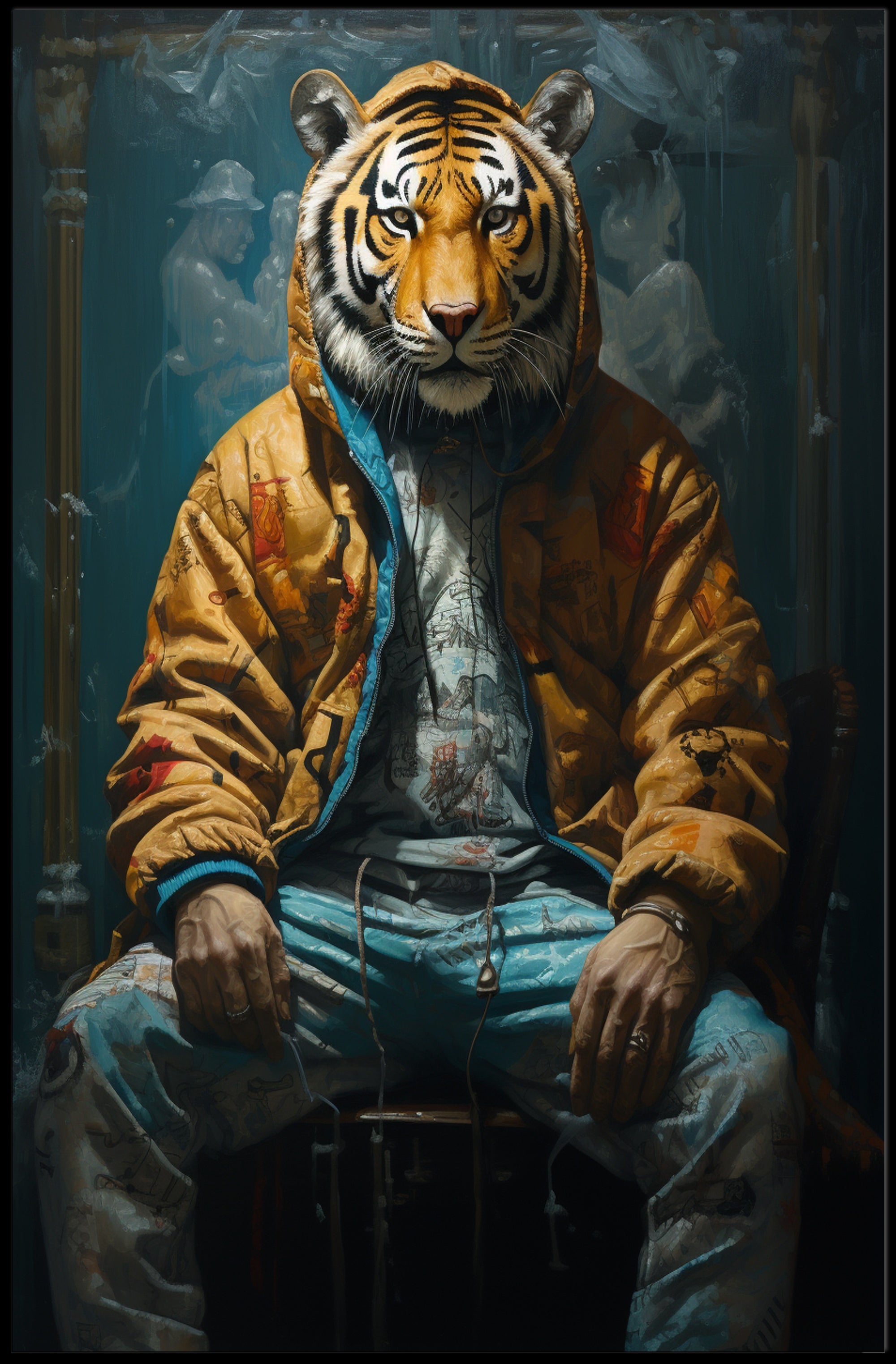 The Urban Tiger Poster PosterGoat