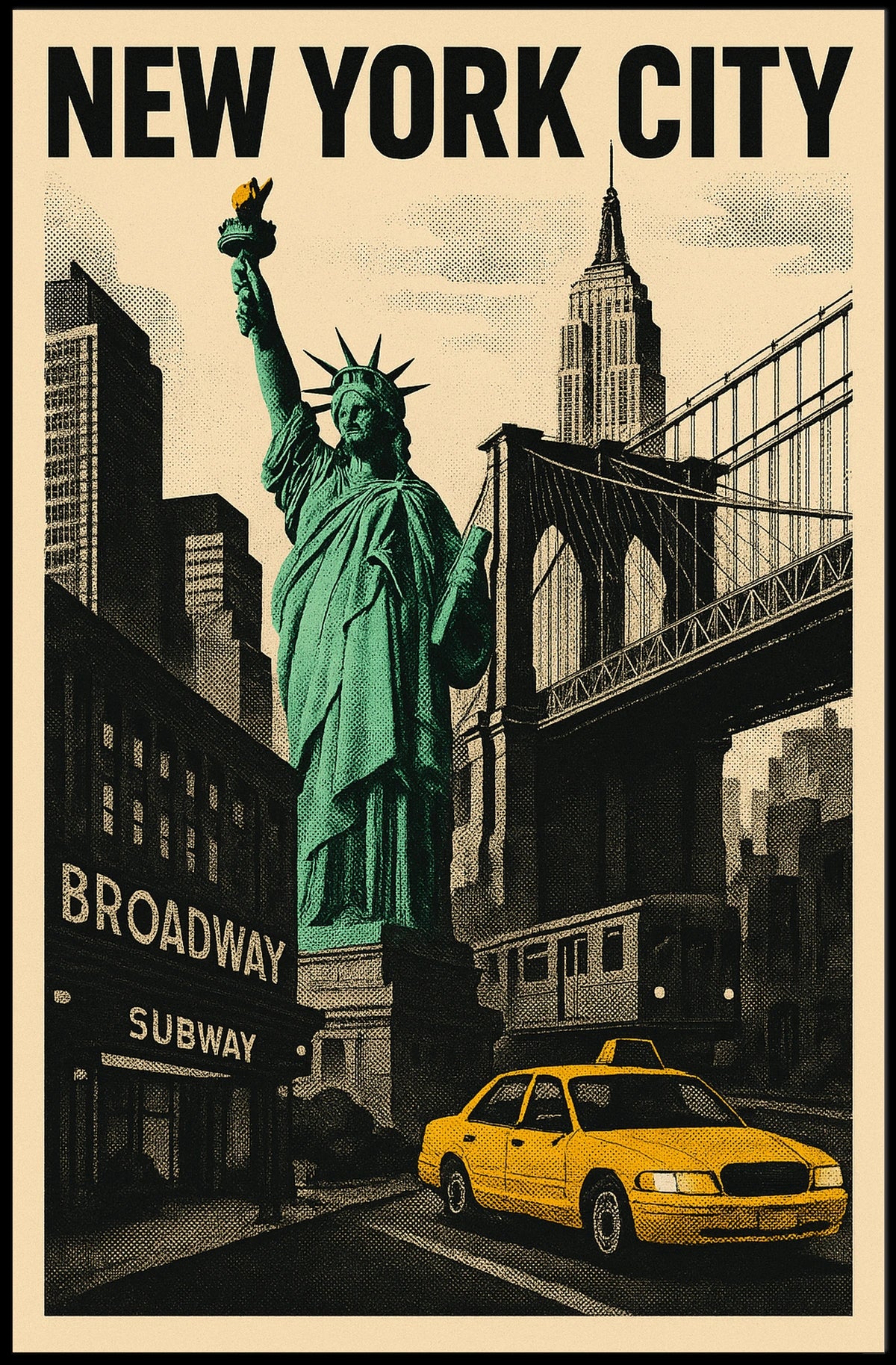 Iconic New York City Poster