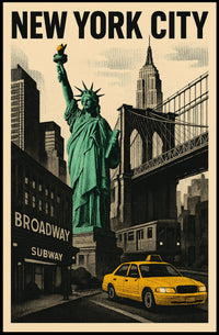 Iconic New York City Poster