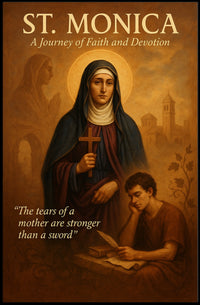 St. Monica A Journey of Faith and Devotion Poster