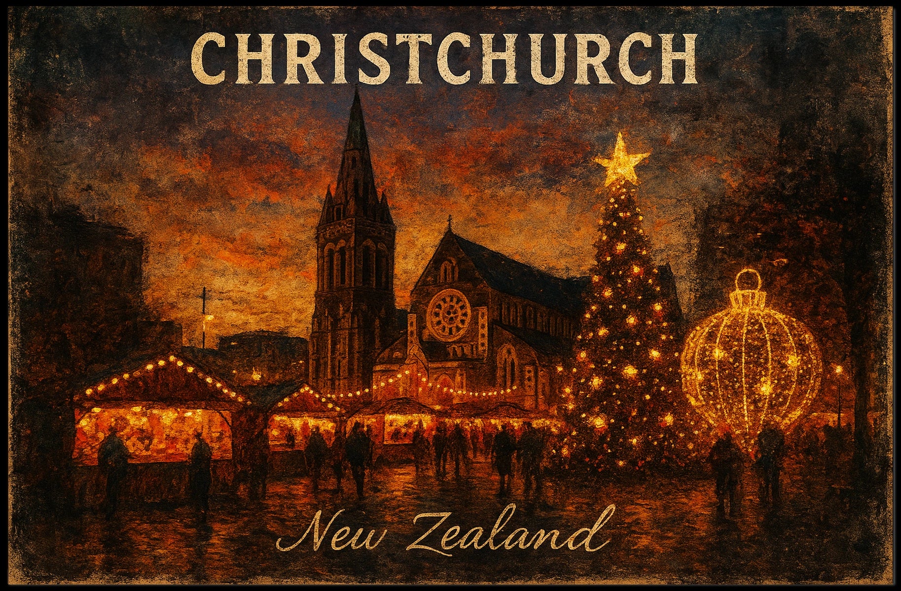 Christmas in Christchurch Poster