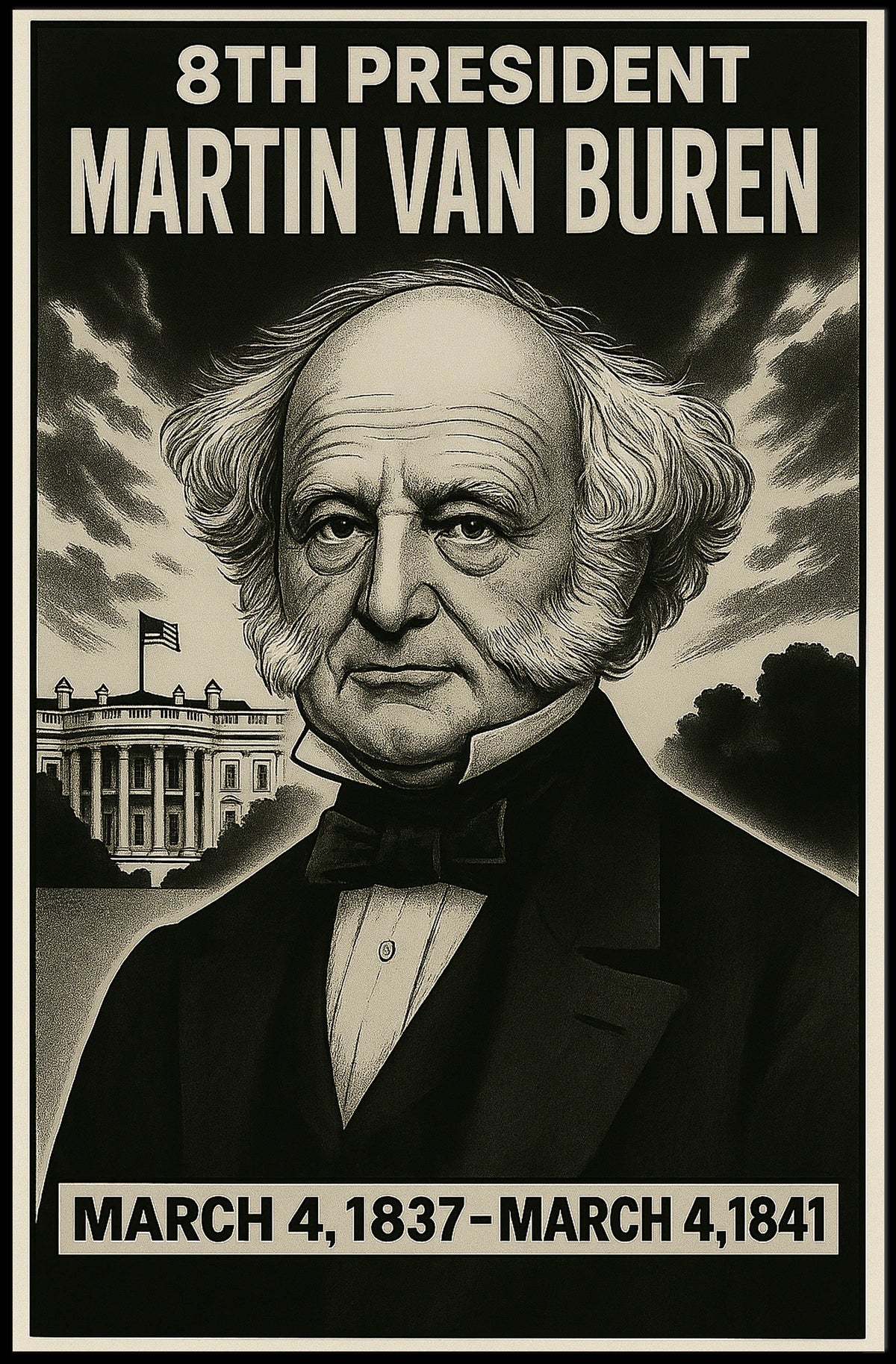 Martin Van Buren 8Th President Poster