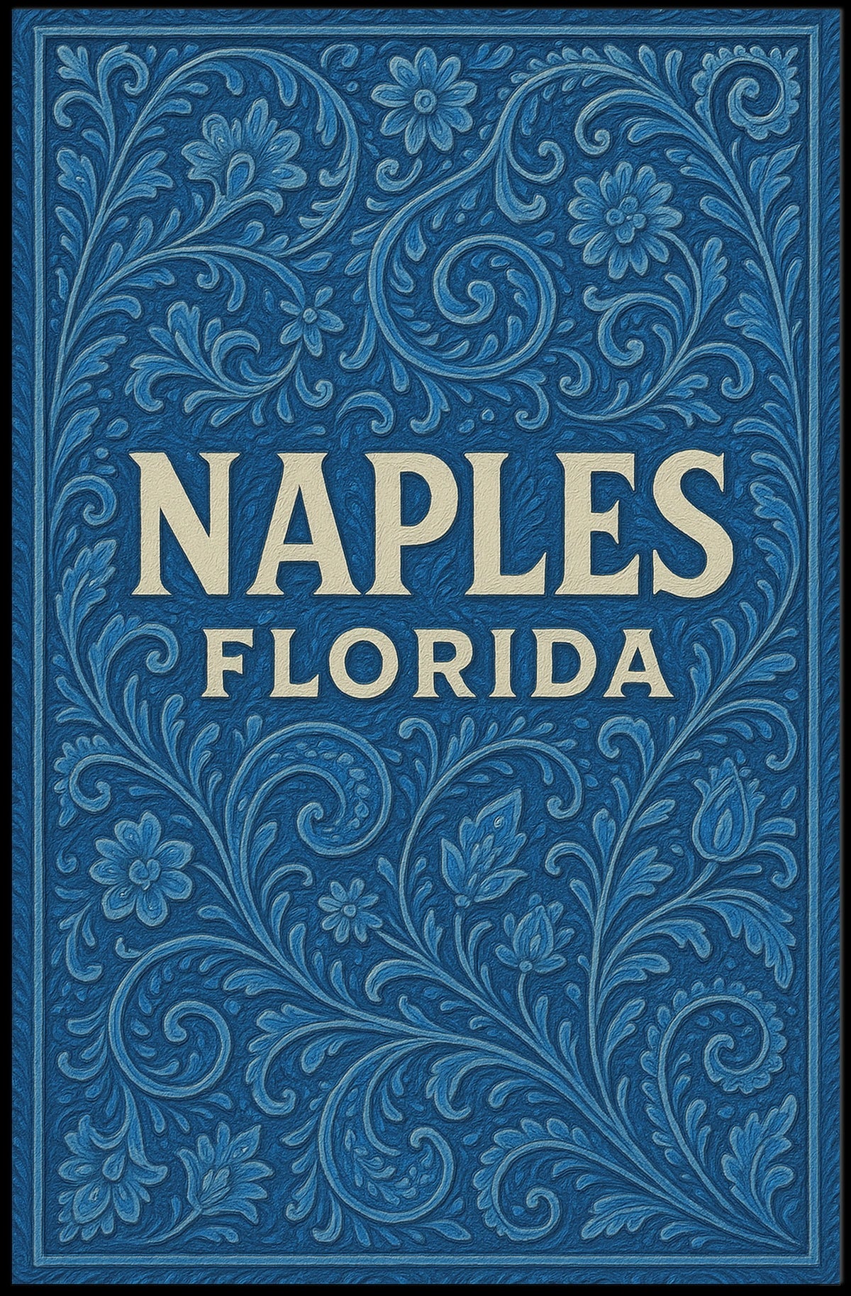 Naples Florida Scenic Poster Wall Art Beach Coastal Sunset