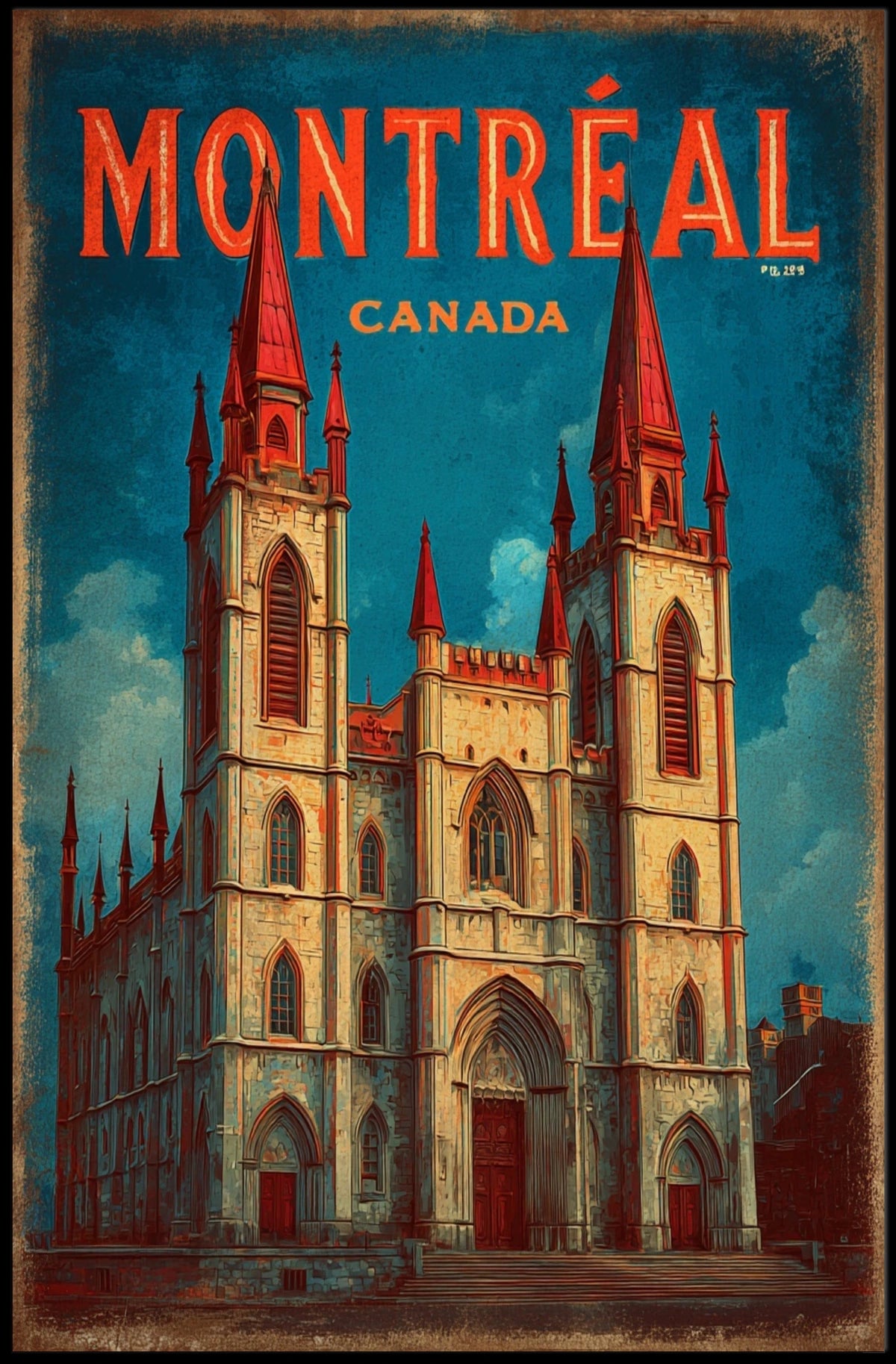 Montréal Architectural Marvel Poster