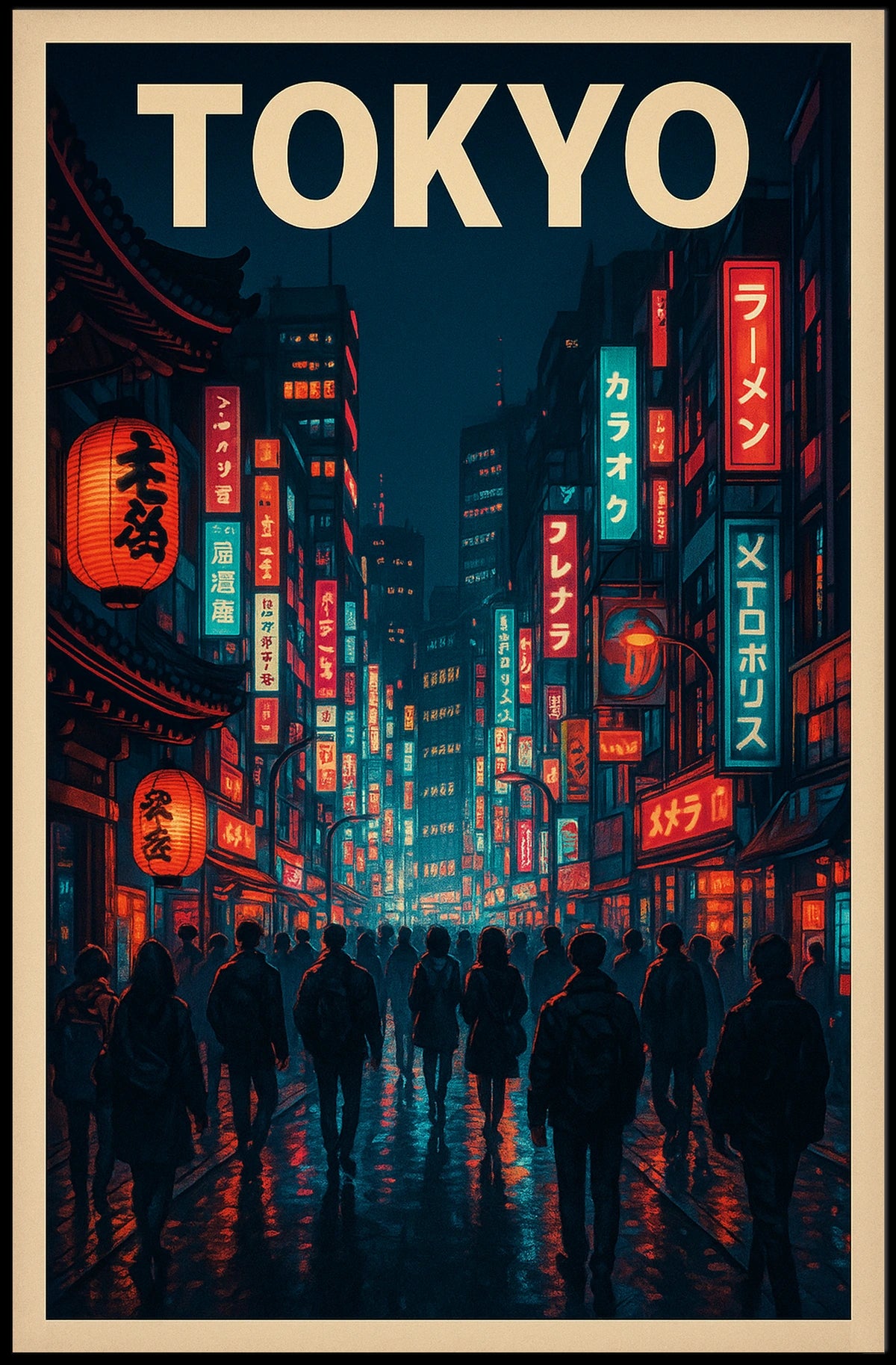 Tokyo Nightscape Poster