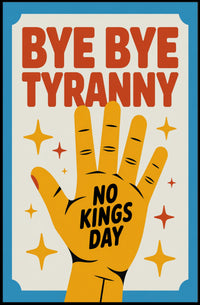 NO KINGS DAY Political or Propaganda Poster
