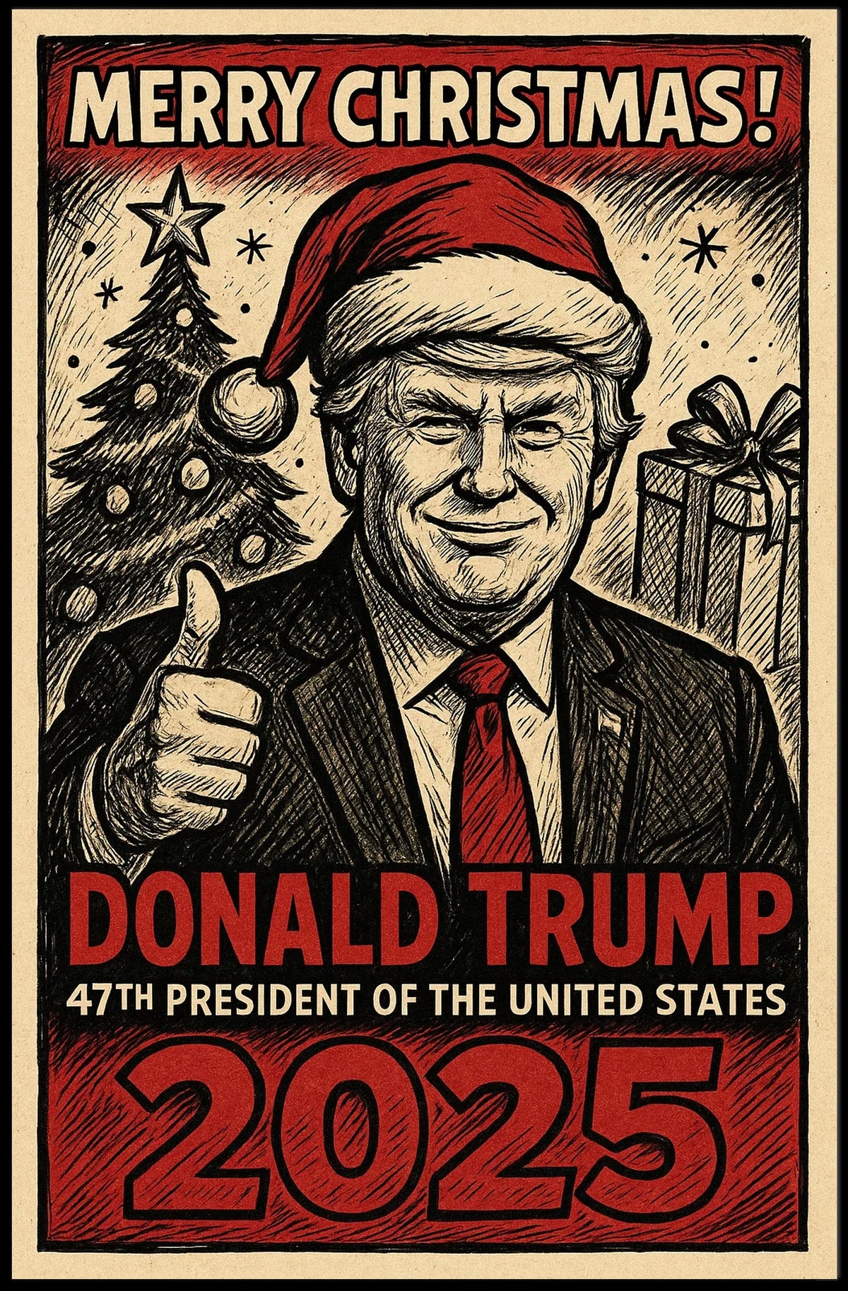 Donald Trump 47th President Poster