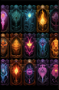 Elemental Symbols Poster