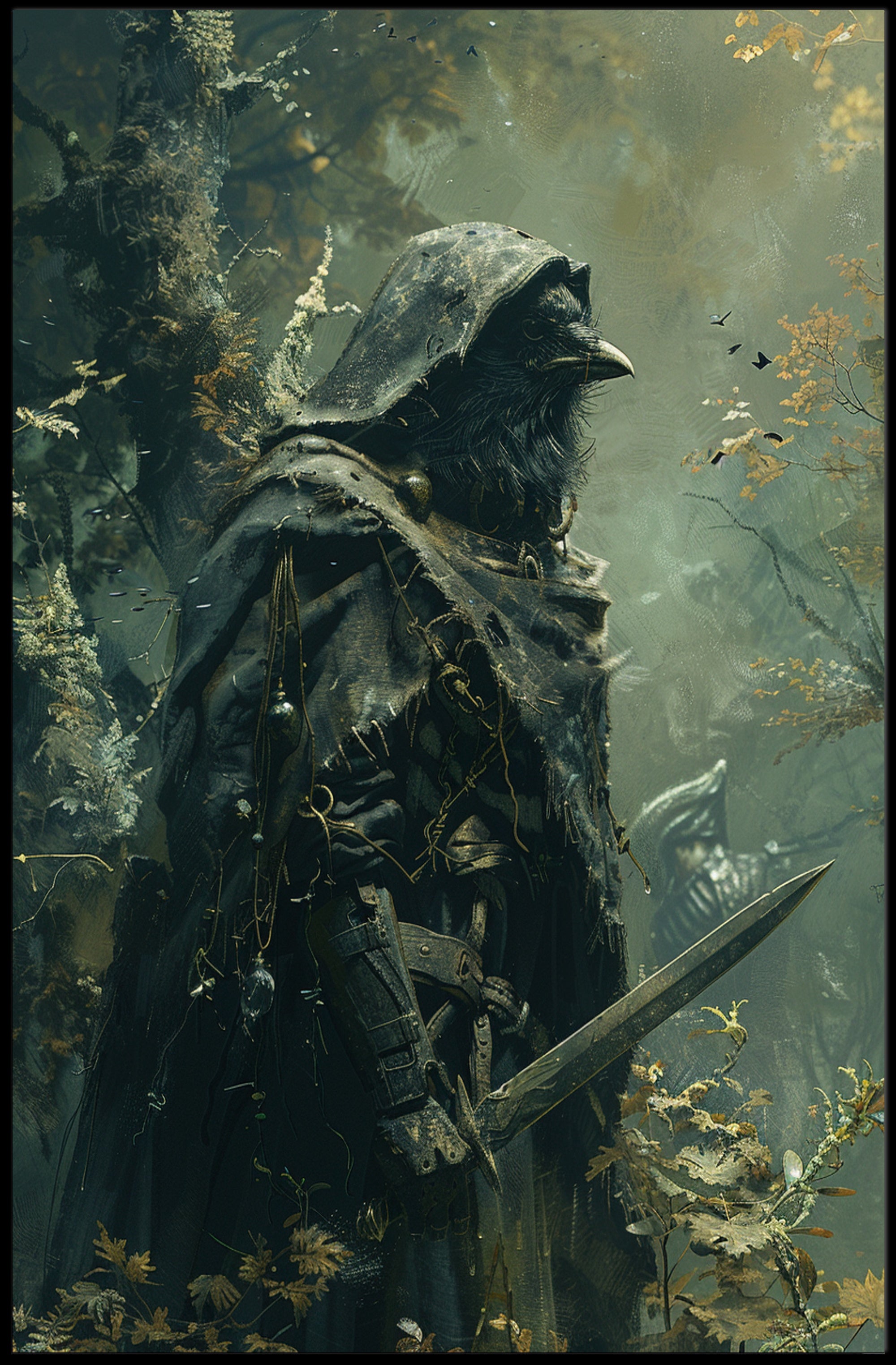 The Enigmatic Forest Guardian Poster PosterGoat