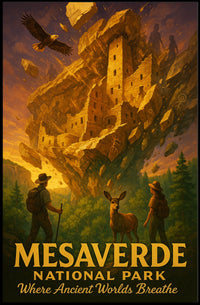 Mesa Verde Cliff Dwellings National Park Poster