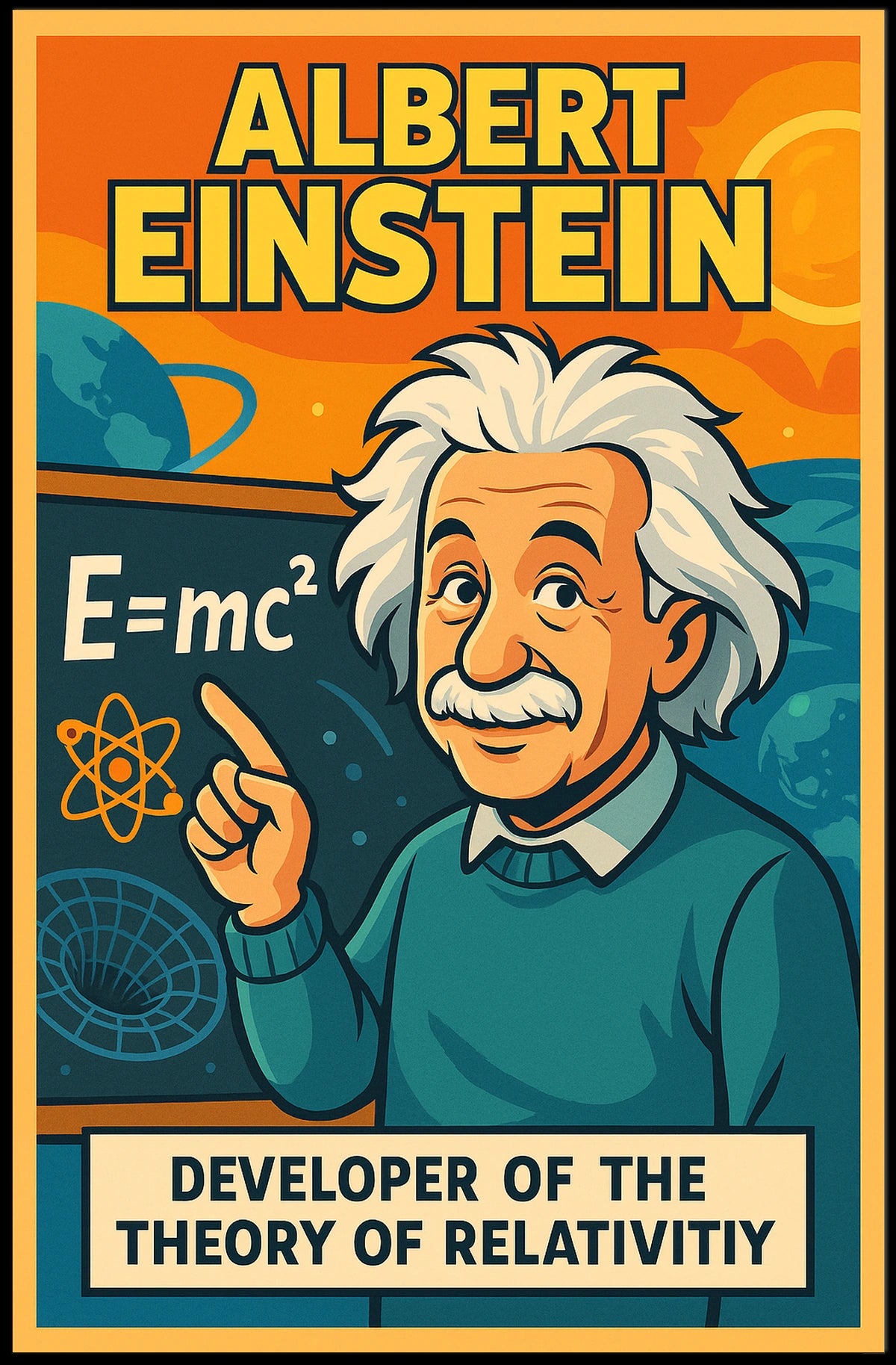 Albert Einstein Developer Of The Poster