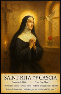 Saint Rita of Cascia Poster PosterGoat