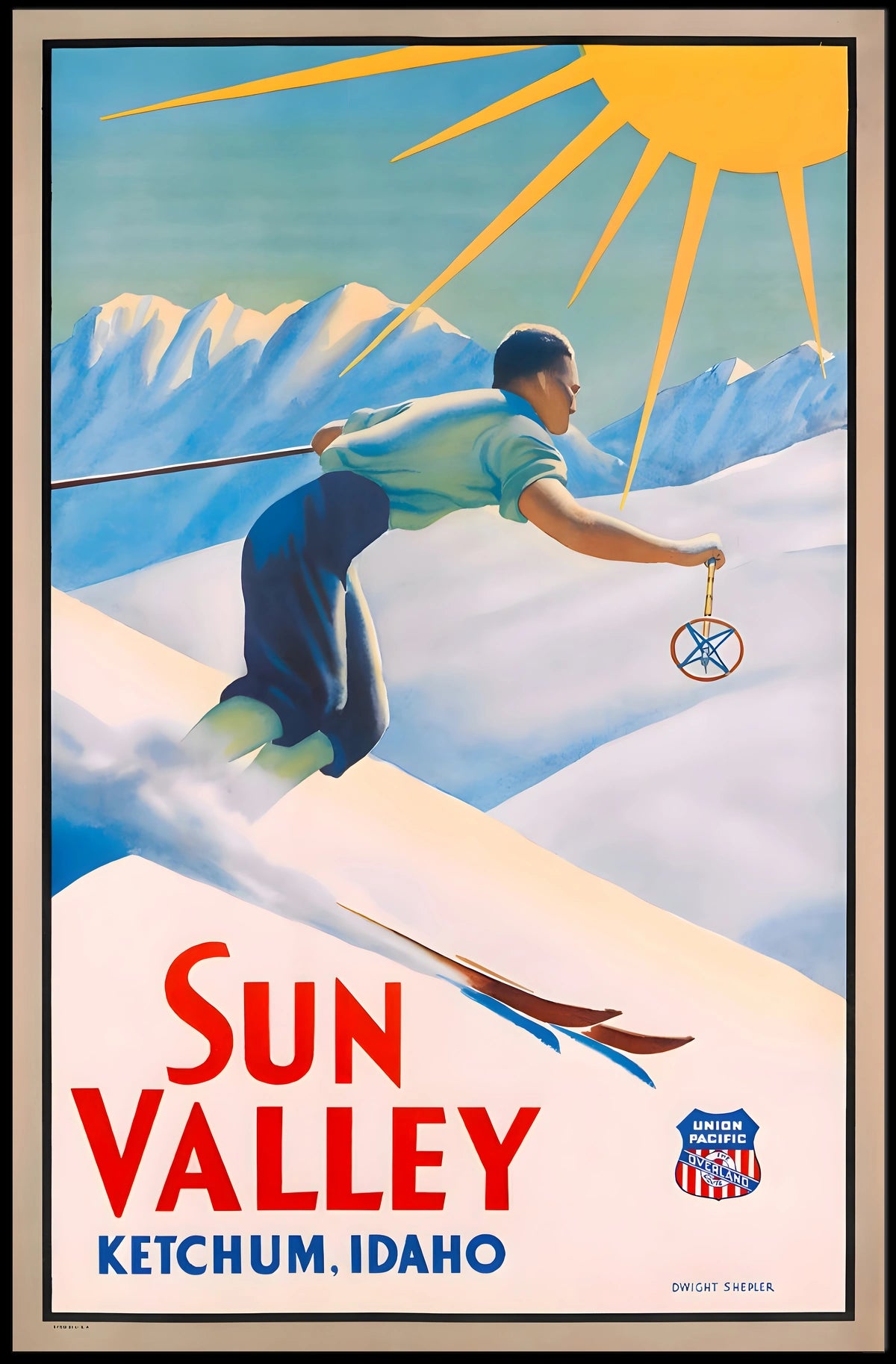 Sun Valley Skiing Adventure Poster